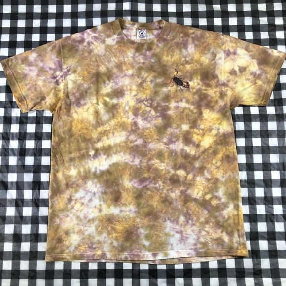 Scorpions 1997 Not Fade Away Liquid Blue Tie Dye - Picture 2 of 8